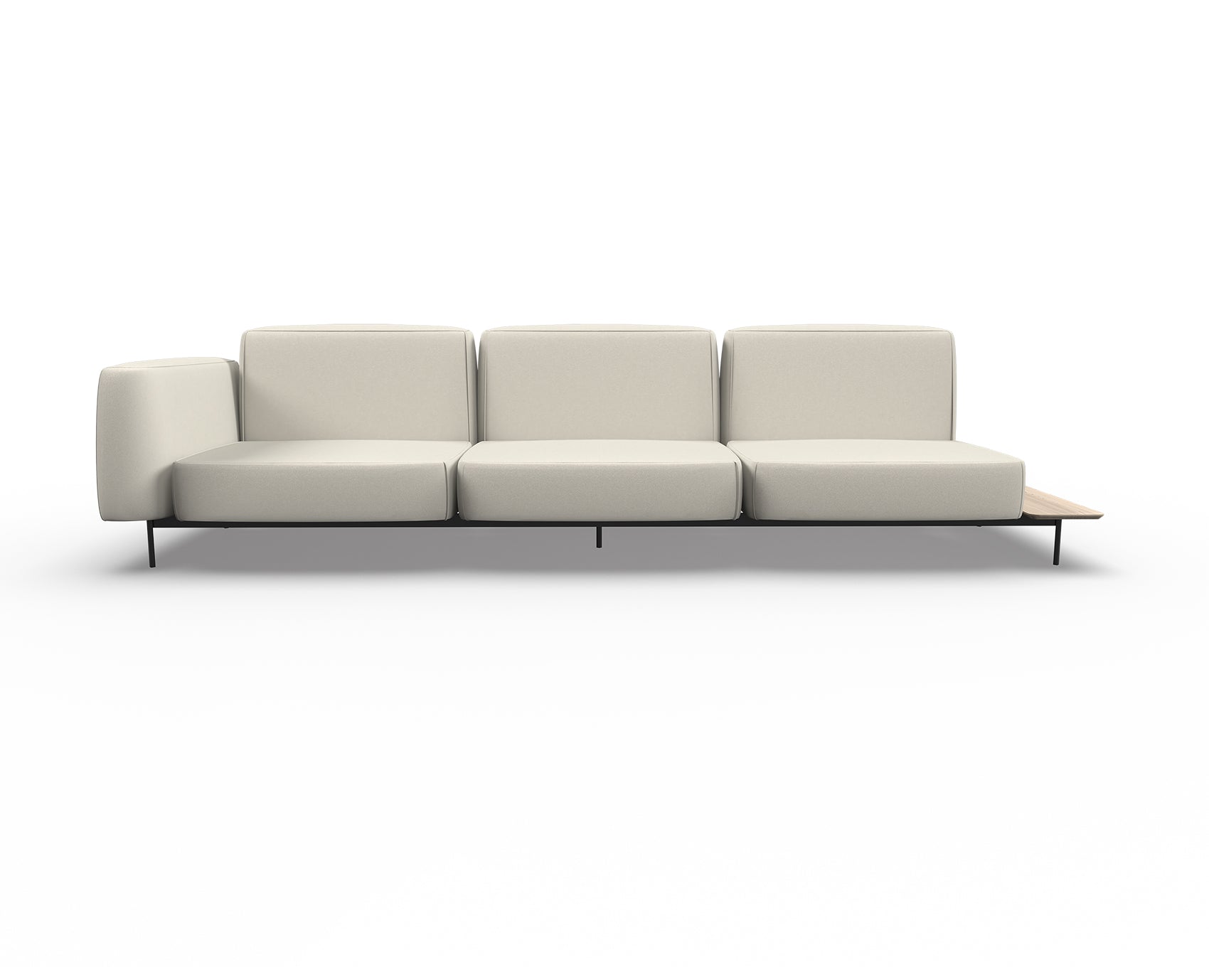 Noon 4 Seater Sofa with Right Shelf